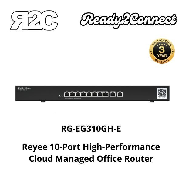 RG-EG310GH-E, Reyee 10-Port Cloud Managed Router