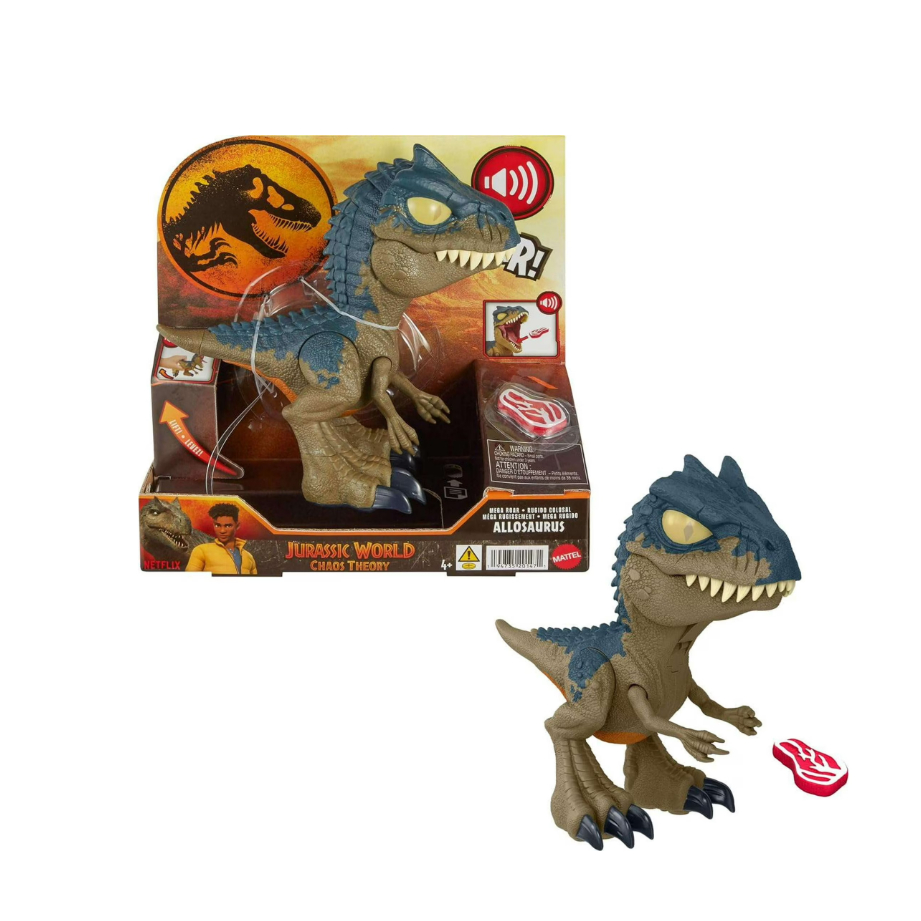 Jurassic World Mega Roar Allosaurus Action Figure