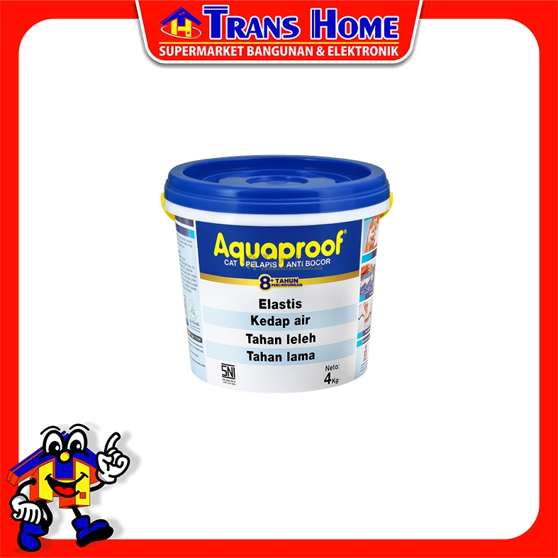 AQUAPROOF PELAPIS ANTI BOCOR BERBAGAI WARNA 4KG (AQUAPROOF )