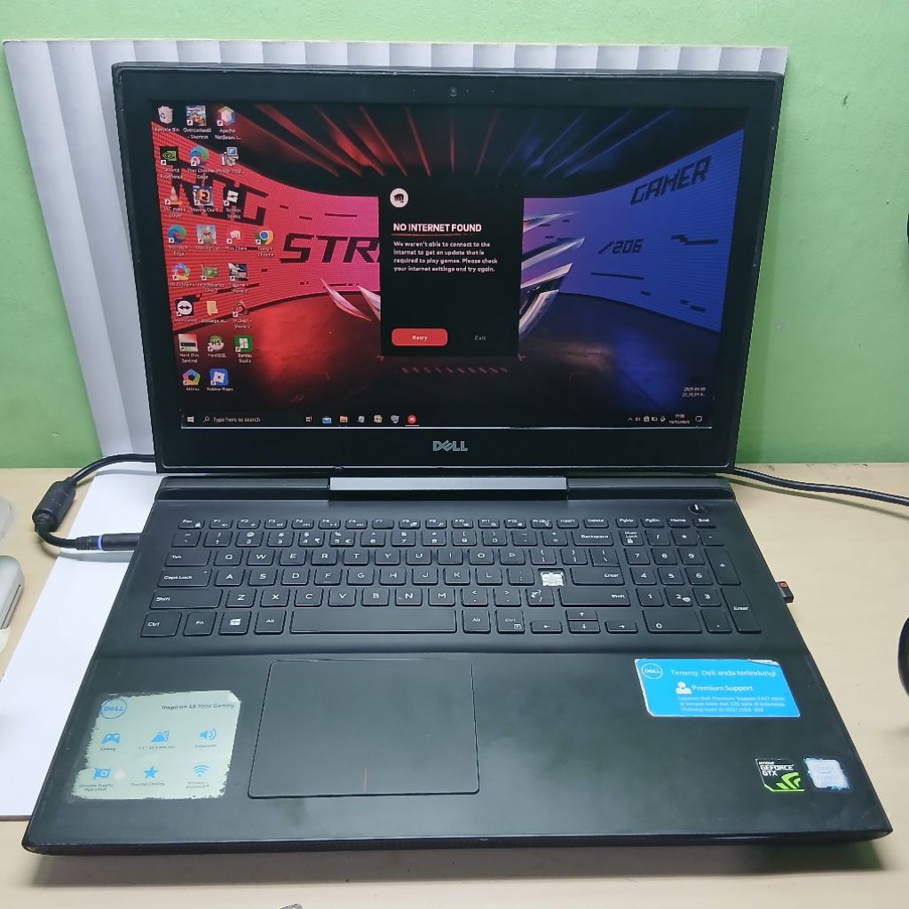 [Minus Umum] Laptop Gaming DELL i5 7000 Core i7 Gen7