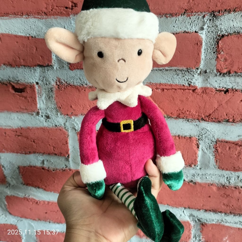 BONEKA JELLYCAT JC GIRAFFE AMUSEABLE - JELLYCAT ELDO ELF CHRISTMAST - JELLYCAT BASHFUL SMALL FOX - J