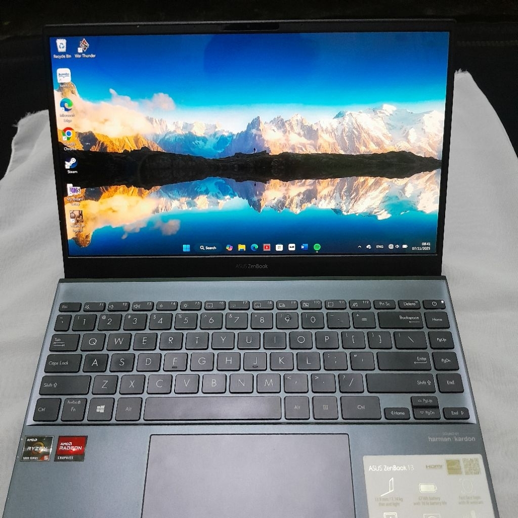 Laptop Asus Zenbook 13 Ryzen 5 Ram 8 OLED