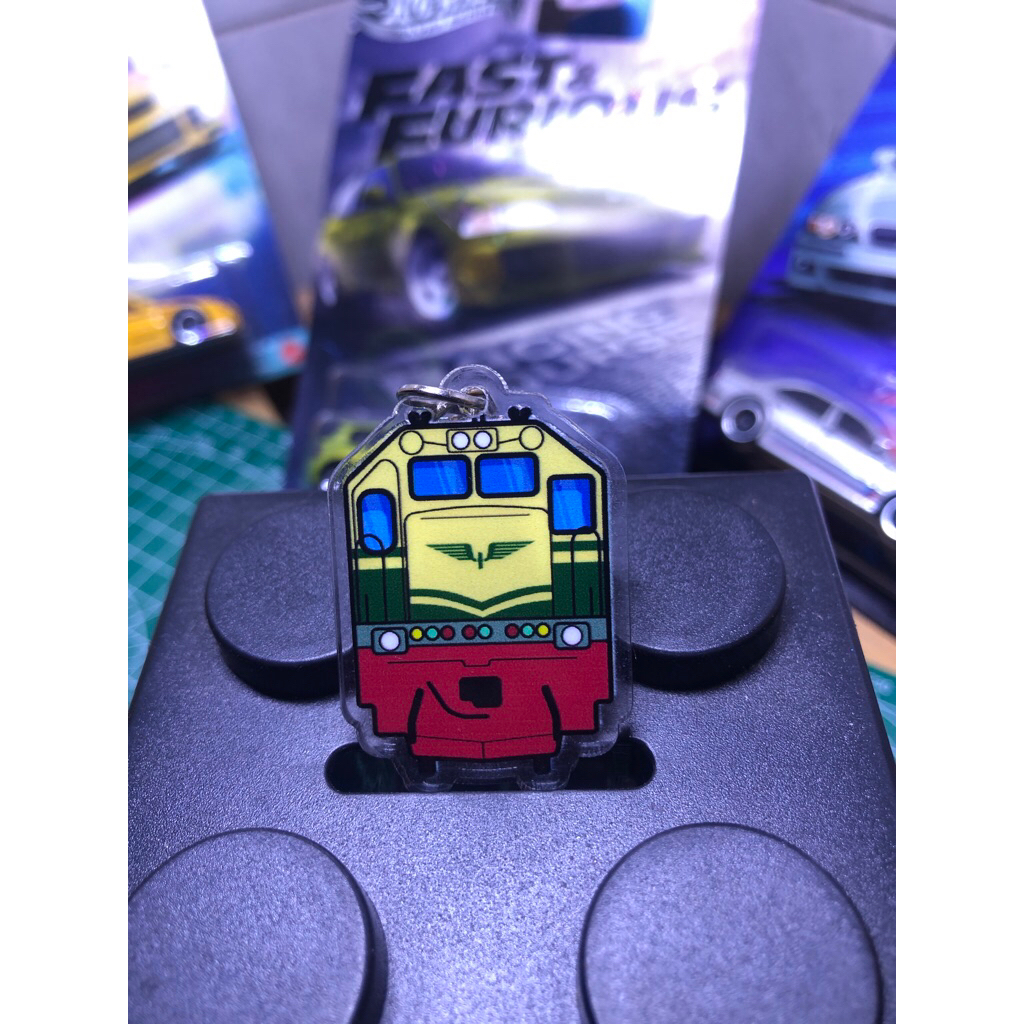 Gantungan Kunci Lokomotif CC201 Livery Vintage