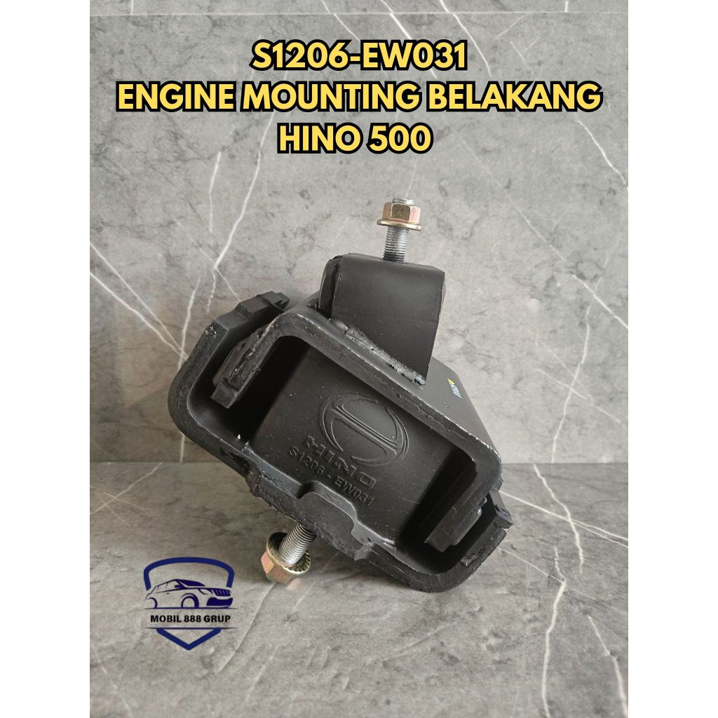 TRANSMOUNTING/ENGINE MOUNTING BELAKANG HINO 500 S1206-EW031