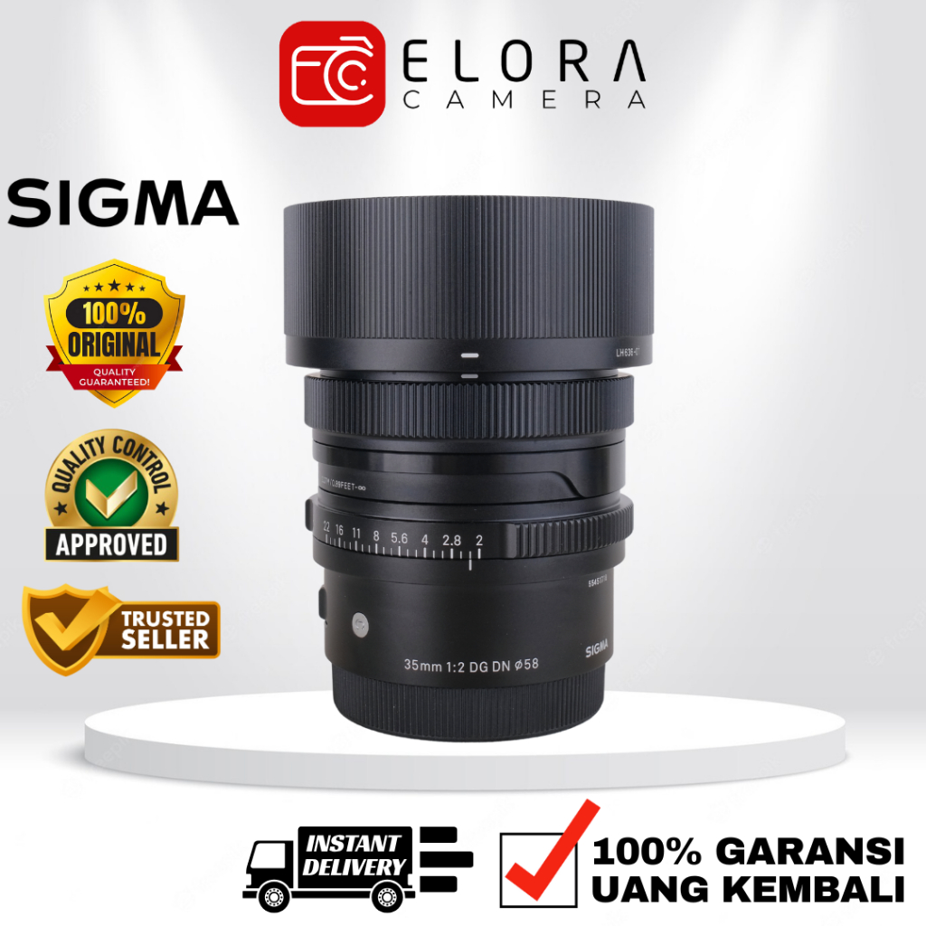 Sigma 35mm F2 DG DN For Sony FE / Lensa Sigma 35 mm F 2 DG DN For Sony