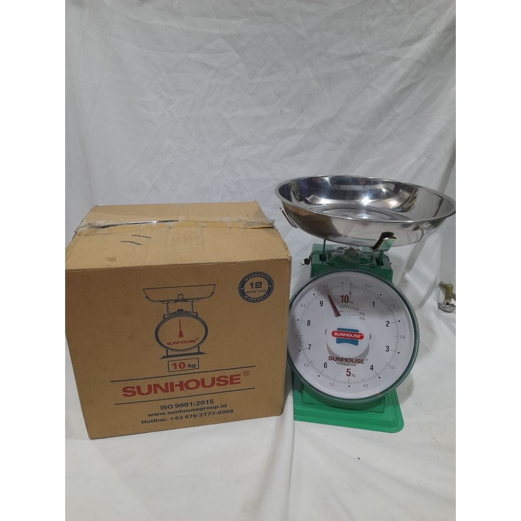 Timbangan sunhouse made in vietnam Ukuran 10 kg Harga rp 350. 000Barang baru  BATAM