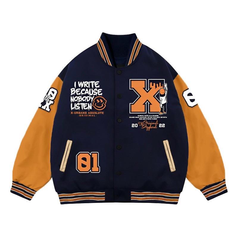 SimplyGoods Jaket varsity full Bordir Hangat Tebal Basebal X Urban Absolute