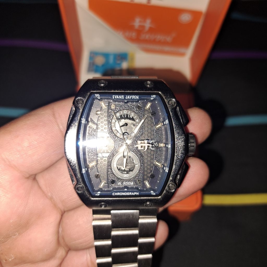 Jam Tangan Pria EVANS JAYDEN Original