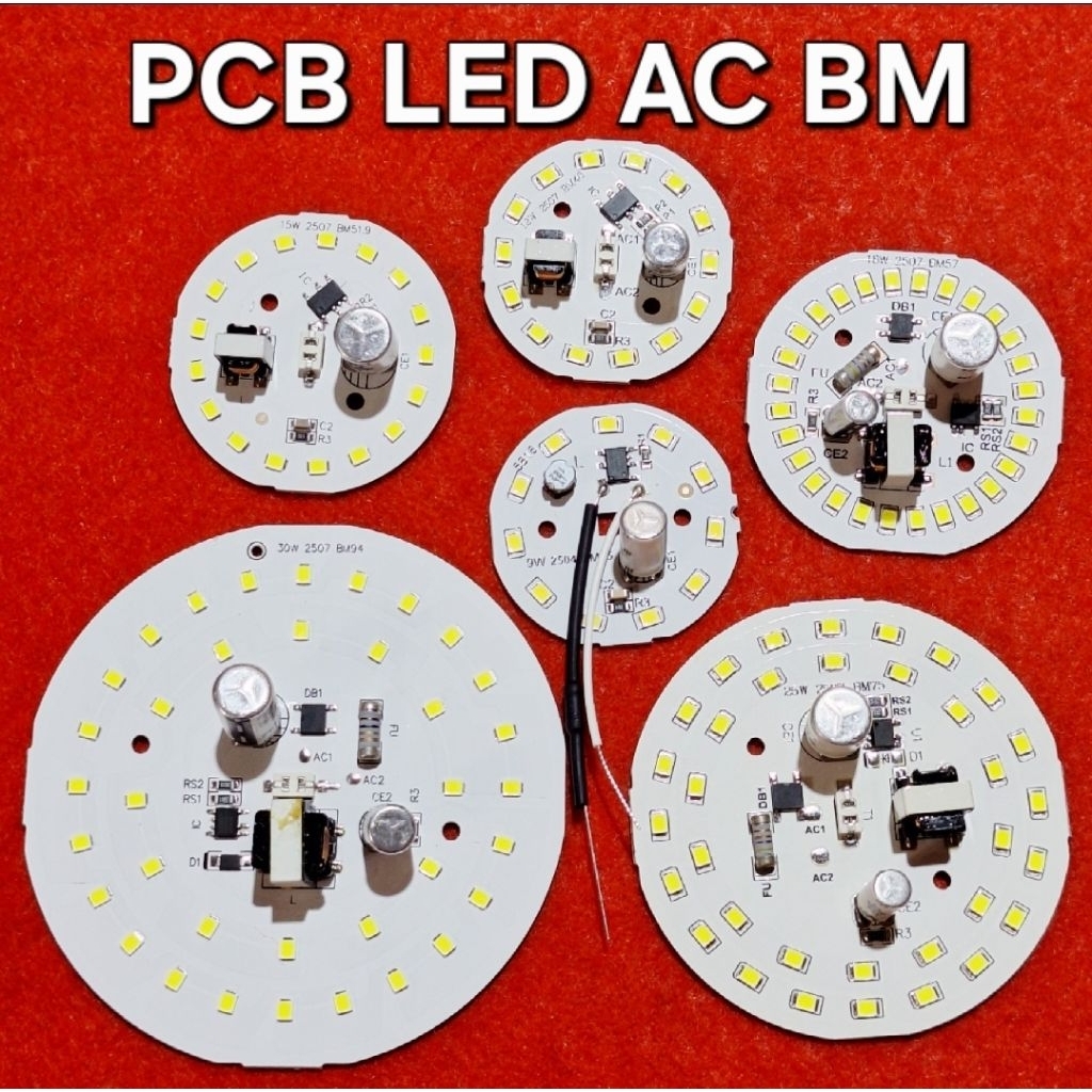 PCB LED AC BM 9 12 15 18 WATT