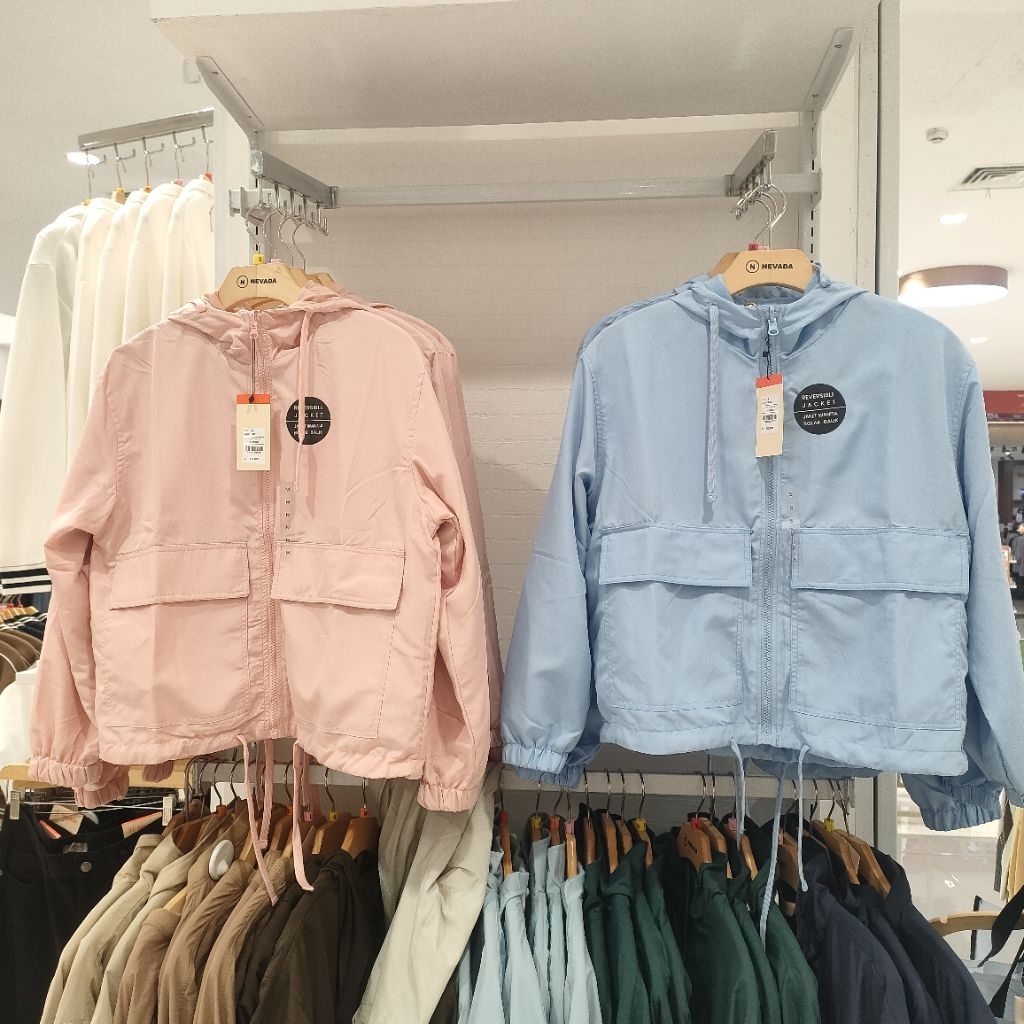 nevada jaket zipper hoodie wanita.