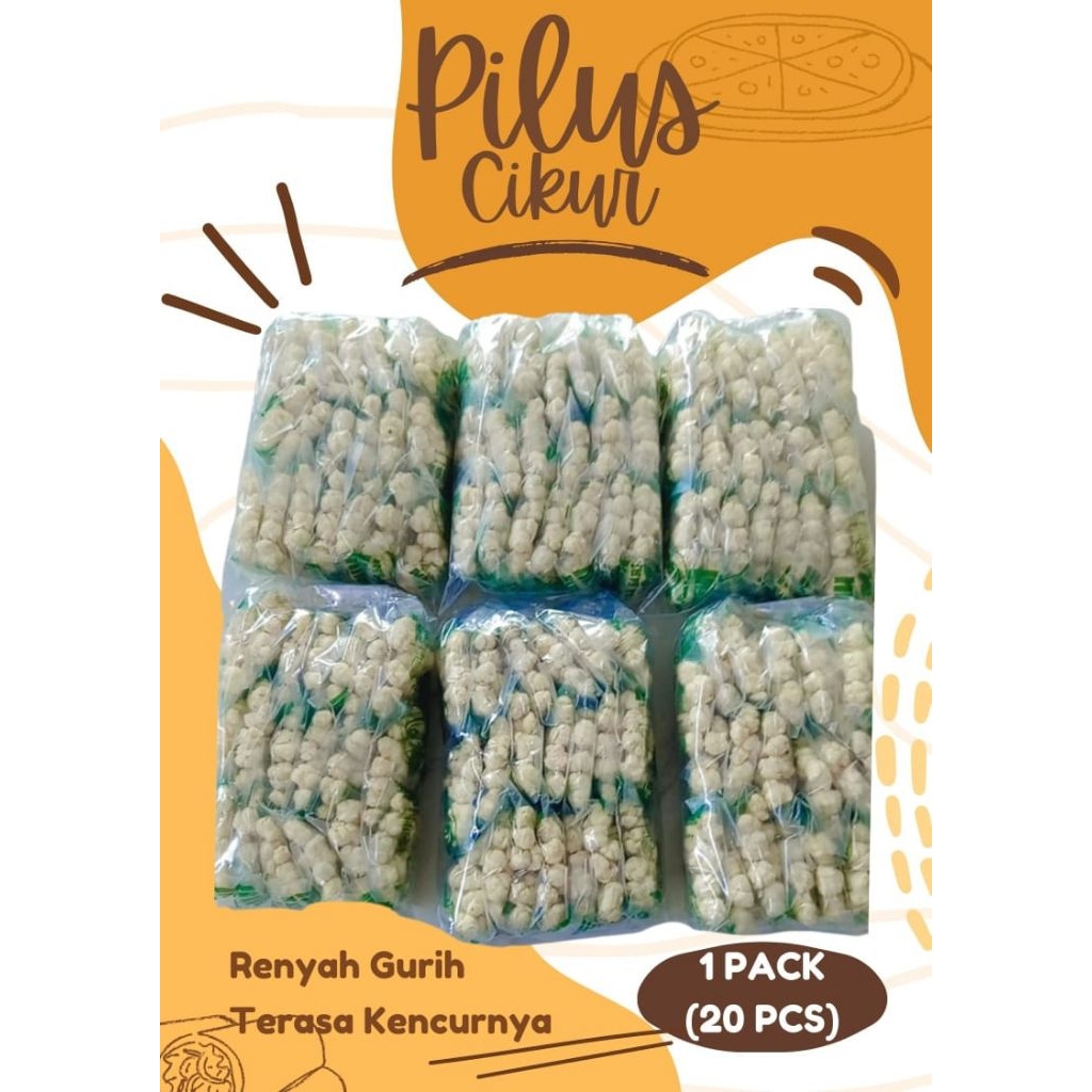 pilus kencur/Tiktak kencur kemasan 1 pak 20 pics/plastik plosan