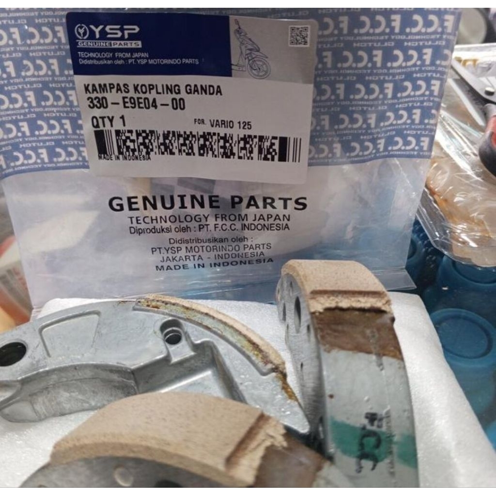 KAMPAS GANDA KWN HONDA VARIO 125 ,PCX CBU ,PCX 150 CBU ORIGINAL YSP