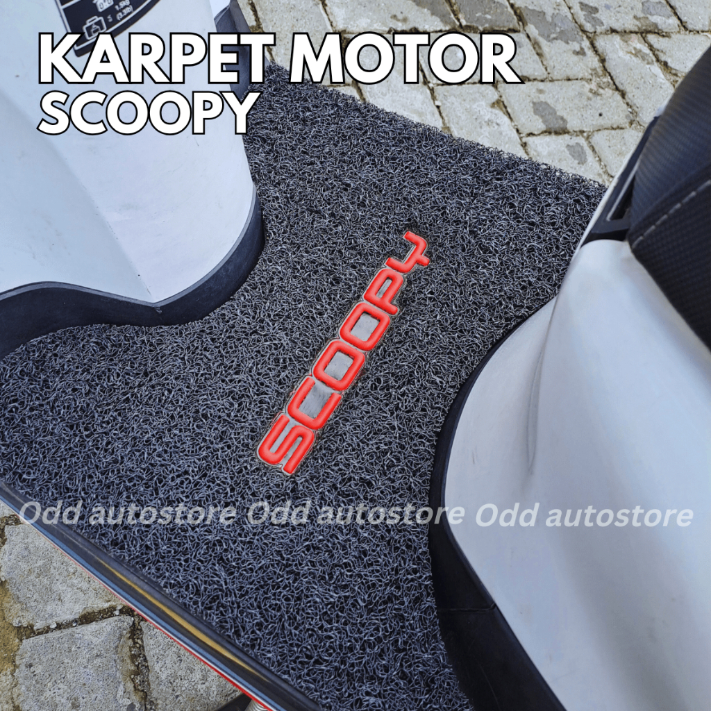 Karpet motor Scoopy / Karpet mie floor mat