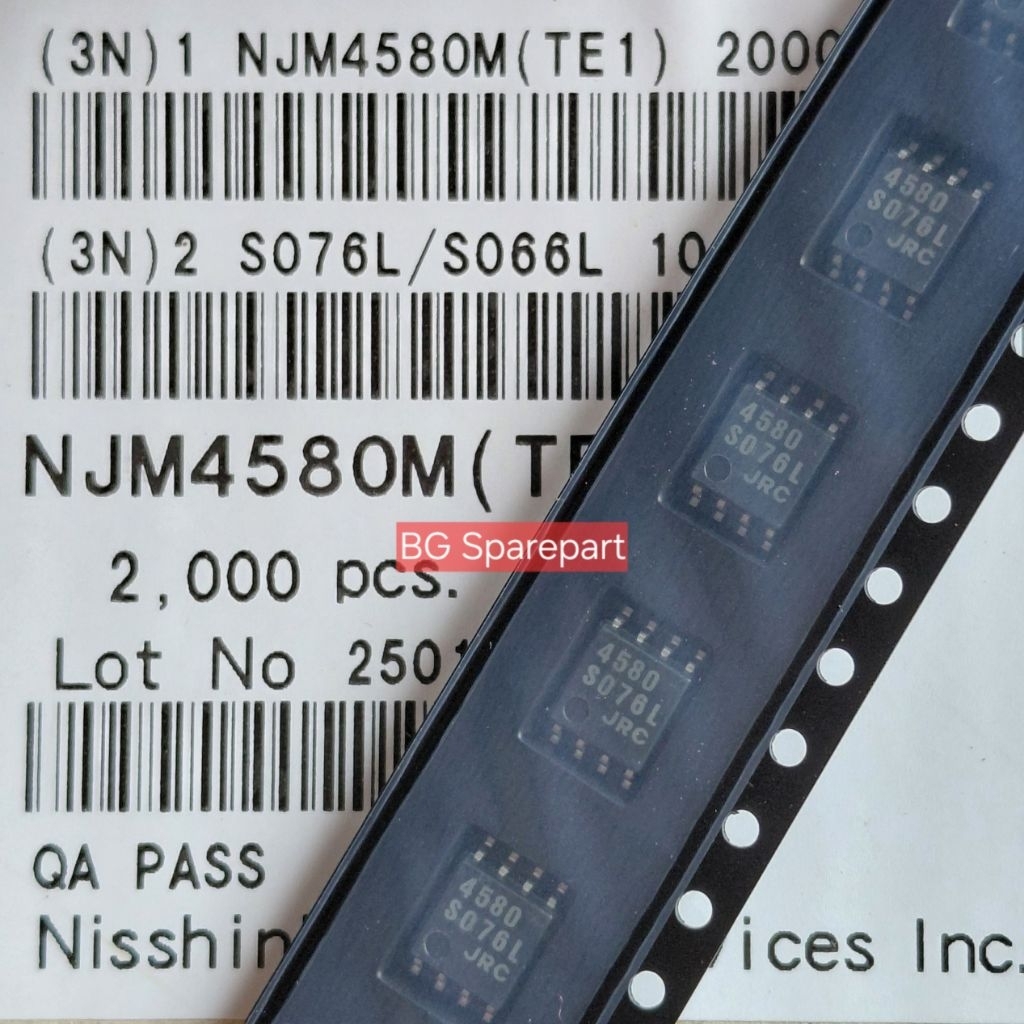 SMD JRC4580 NJM4580M DMP-8 Original JRC