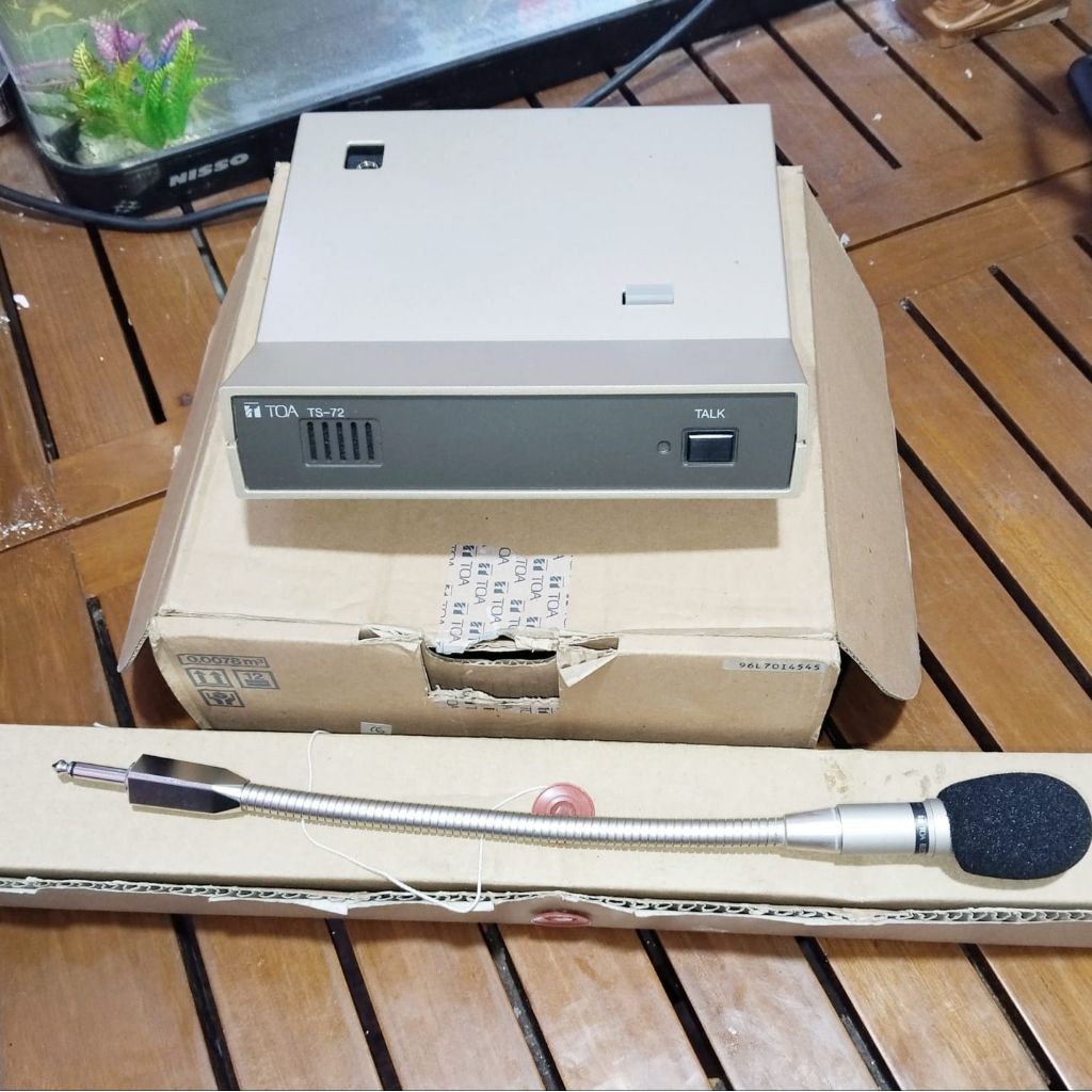 TOA TS-72  Varian Mic toa EM -70 /kondisi baru  original Toa asli japan