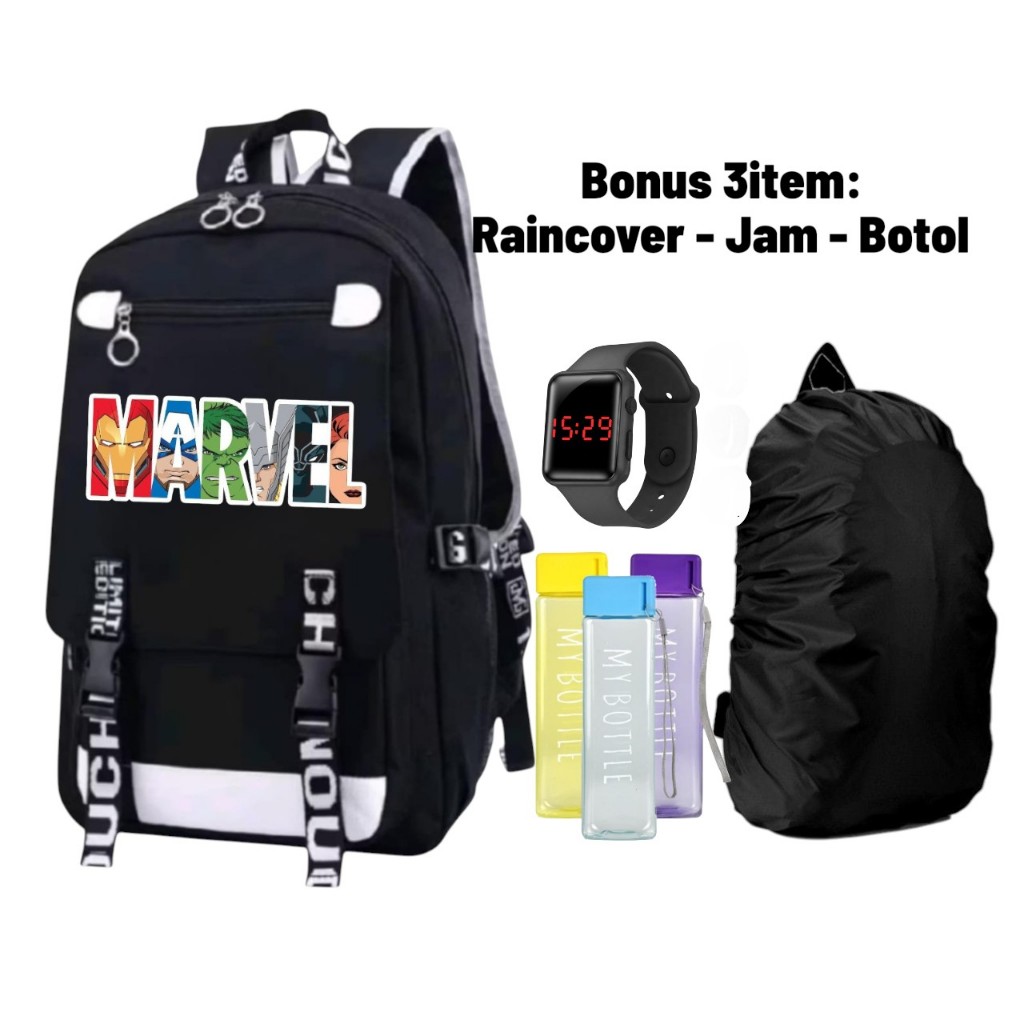 Tas Ransel Anak Sekolah Marvel - tas ransel marvel - tas sekolah anak - tas backpack marvel - tas se