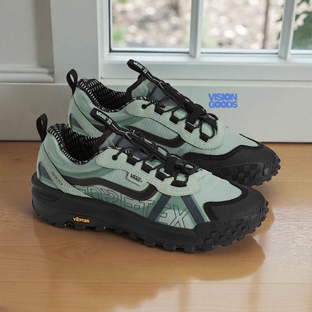 Sepatu Pria Wanita Vans MTE Crosspath XC Vibram Goretex Dusty Olive Blue