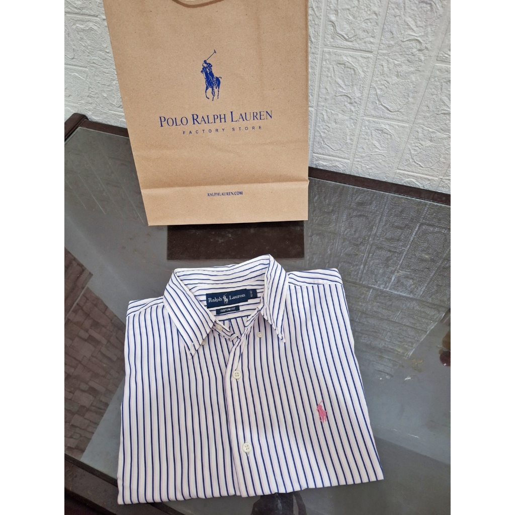 Kemeja Shirt Polo Ralph Lauren Pria Wanita Second Original