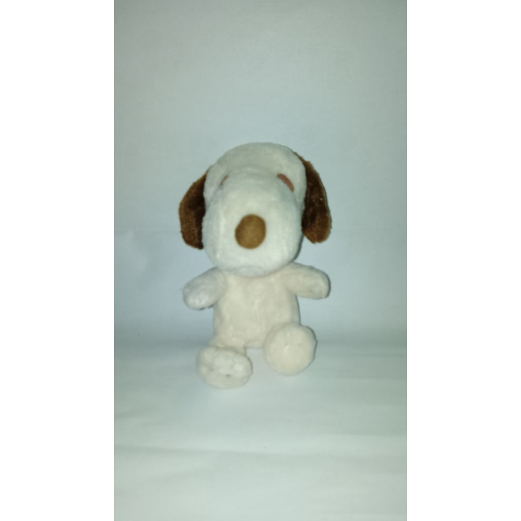 snoopy brown boneka mini, plush coklat