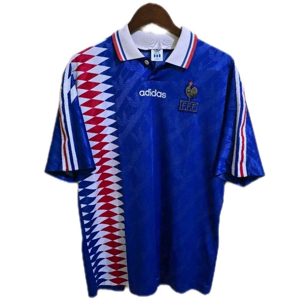 Jersey ADIDAS France Perancis Home 1994 Jaspo Original 100% Excellent