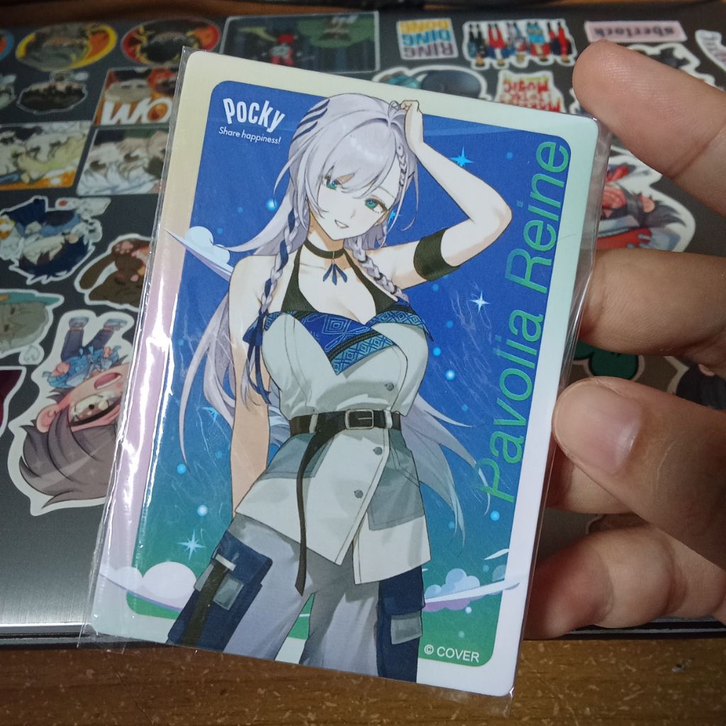 Photocard Pocky x Hololive (Reine)