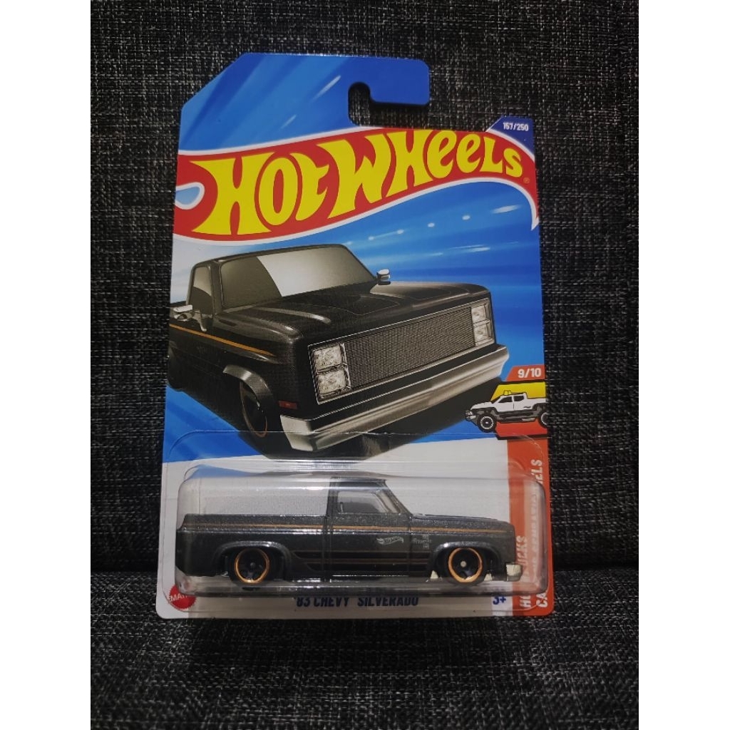 hotwheels chevy silverado black