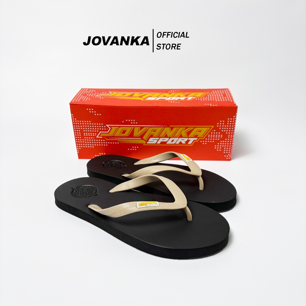 Jovanka - Sandal Japit Pria | Sendal Jepit Daily - Karet Rubber Tahan Air Ringan Lentur