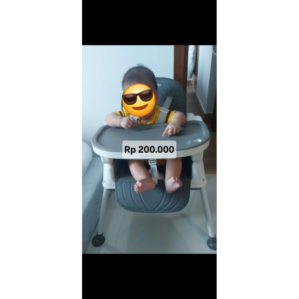 Gea Joyfull baby wonder high chair & booster (preloved)