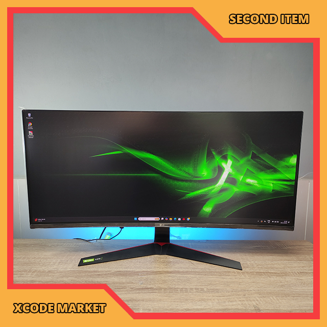 Monitor LCD Gaming LG UltraGear 34GL750 Curved Ultrawide 34" IPS HDR 144Hz Second Bekas