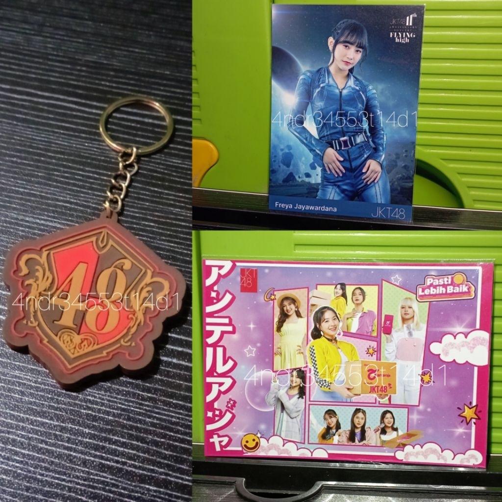 Photopack Freya 11th Anniversary - Postcard Anteraja x JKT48 - Keychain Magic Hour (Take All - Banya