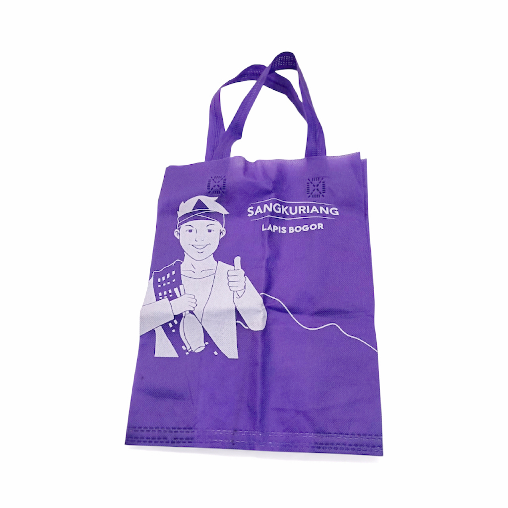 LAPIS BOGOR KUE SANGKURIANG SpundBond / Tas Bahan Kain Authentic Tote bag Paper bag Tas Kain