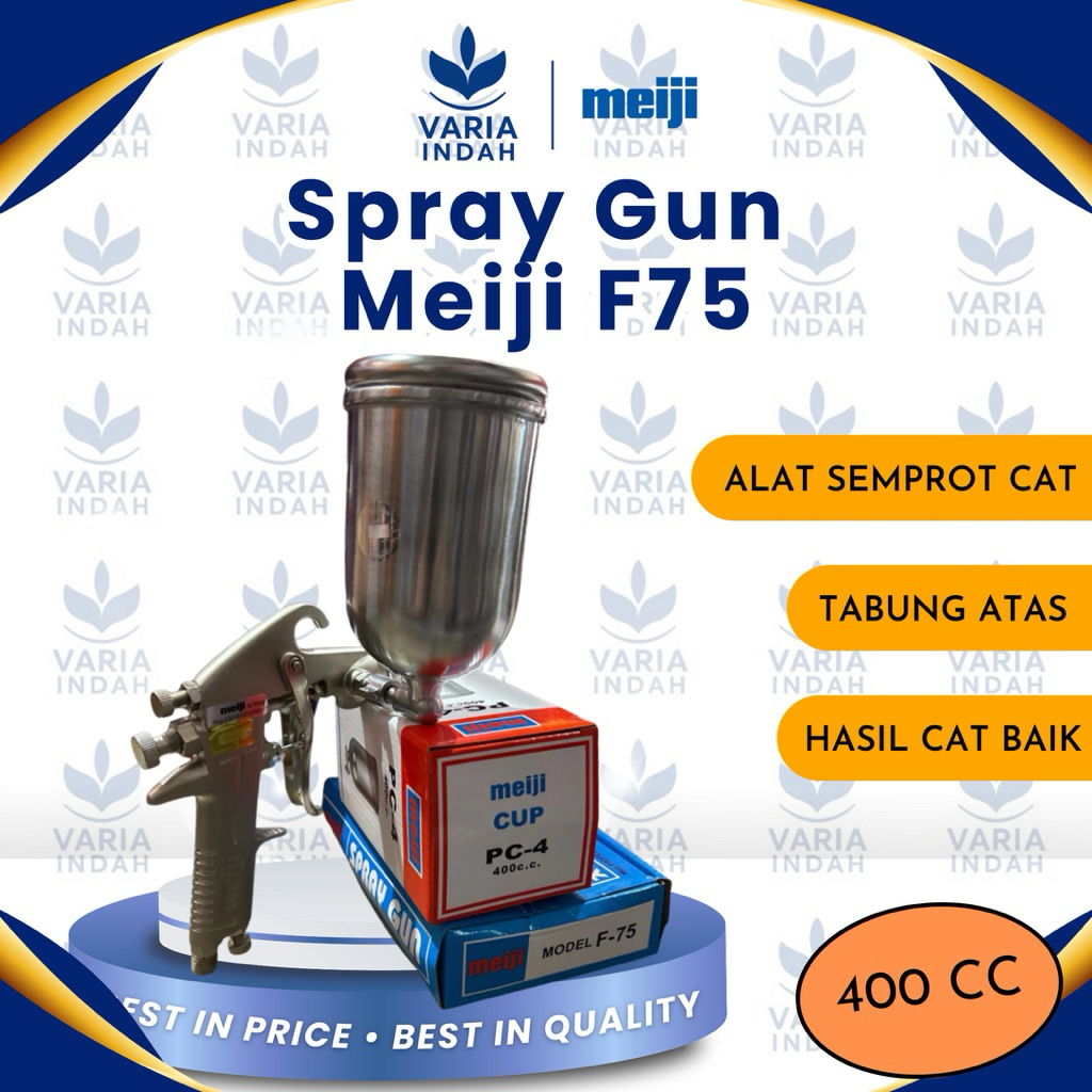 Spray Gun Meiji F75 Tabung Atas 400CC