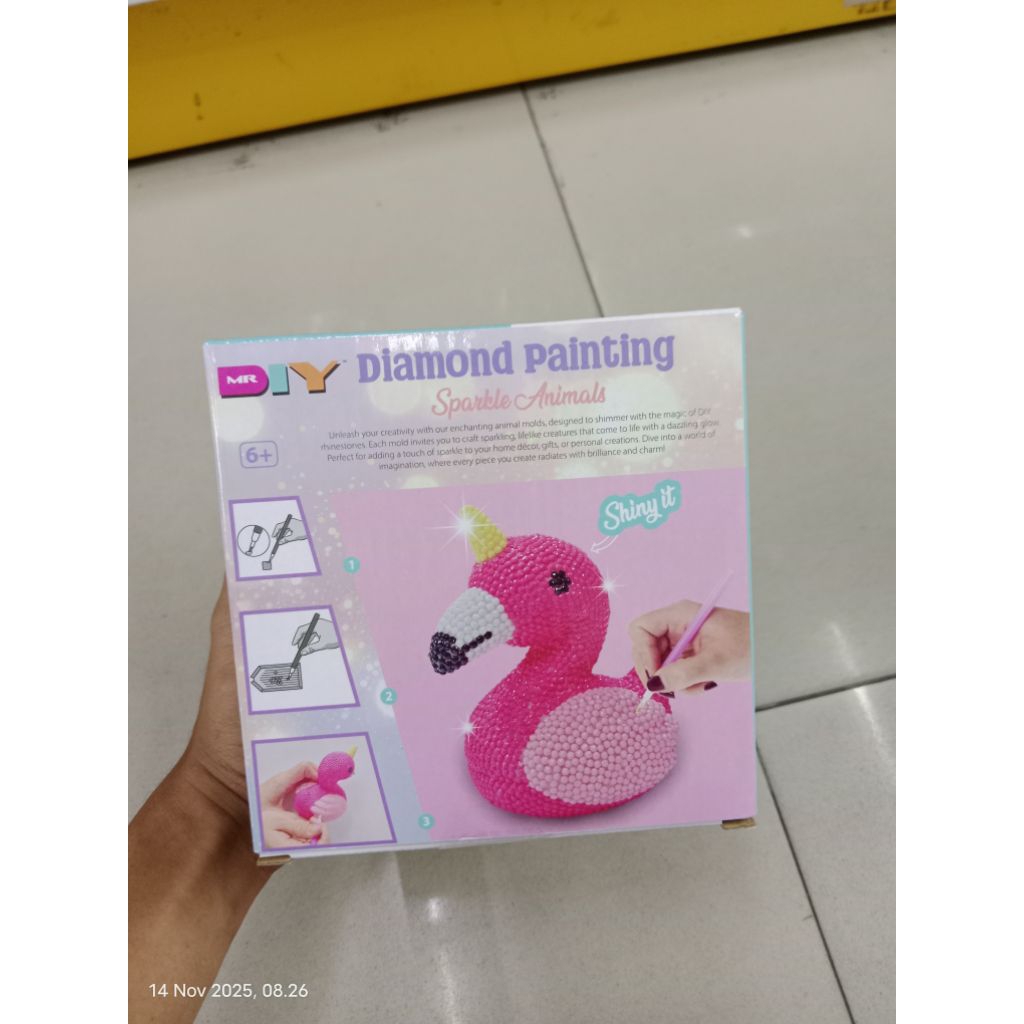Diamond painting motif bebek mr. diy