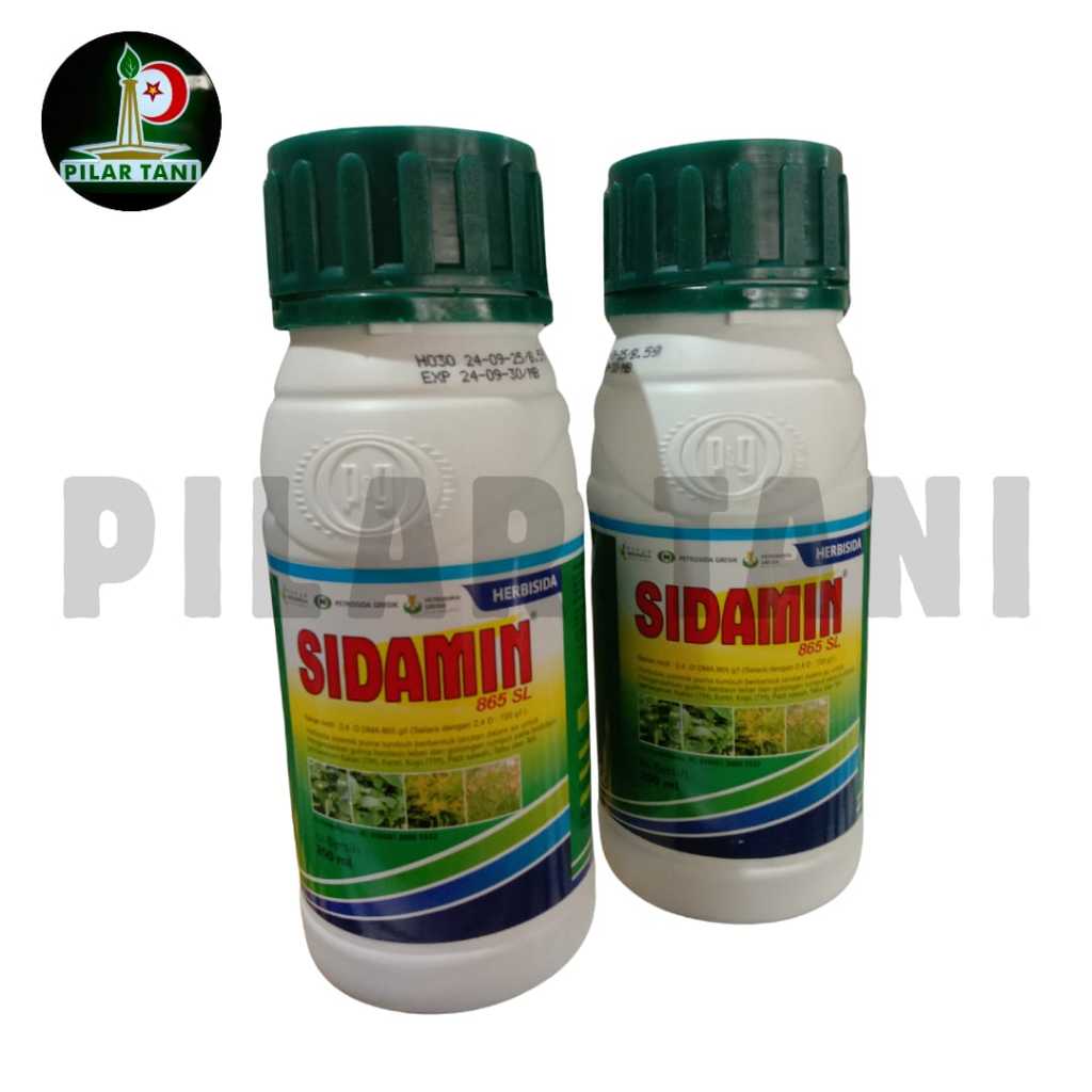 Herbisida Sidamin 865 SL Efektif Gulma Lebar 200 ml