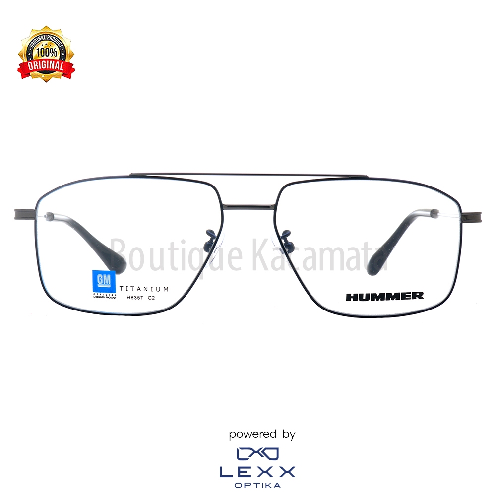 Frame Kacamata Hummer Original H835T Titanium