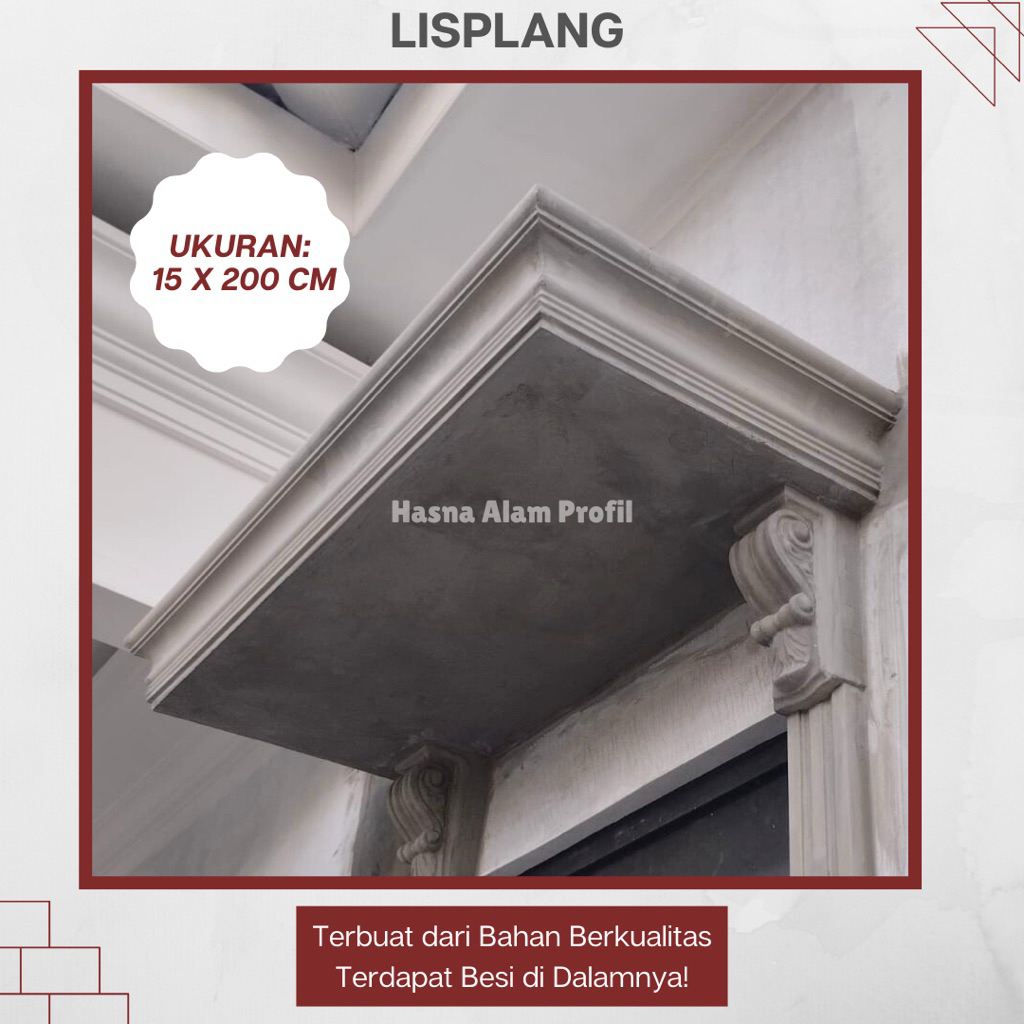 Lisplang Beton 15 x 200 cm – Lis Profil, Lis Profil Beton, lisplang, lis, lis beton, profil beton, l