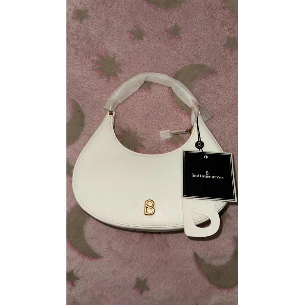 Tas ButtonScarves Mindy Small White