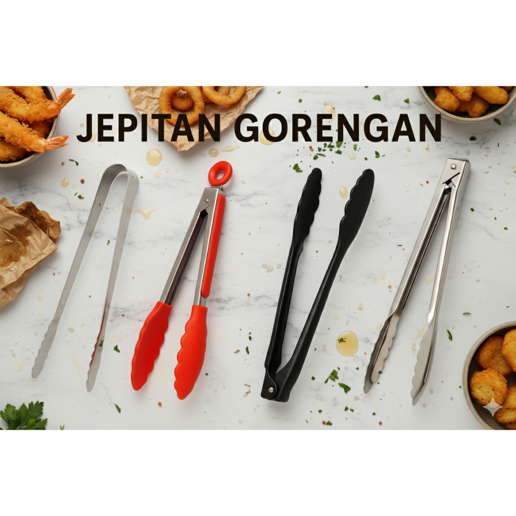 Capitan Makanan Hitam Capit Gorengan Capitan Makanan Capitan Gorengan Tahan Panas