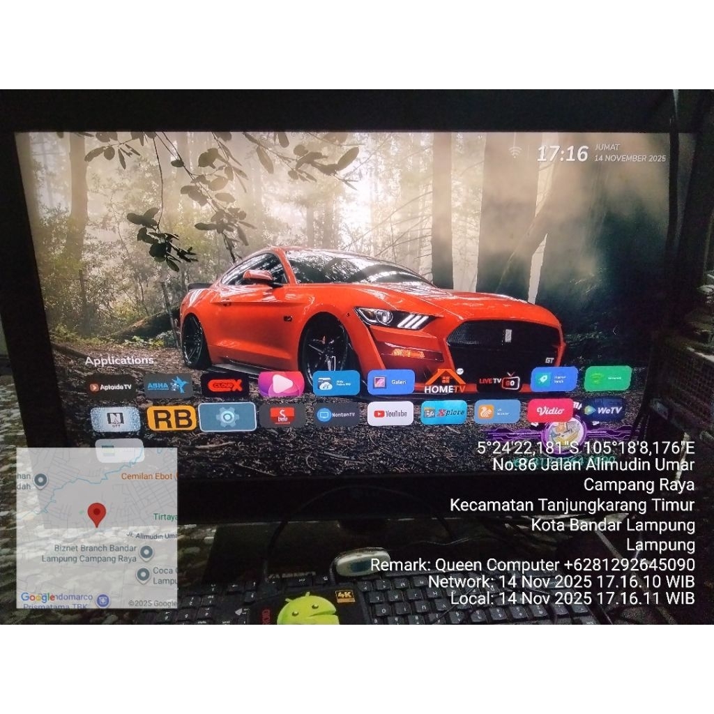 Set top box android 6 hg680p siap pakai