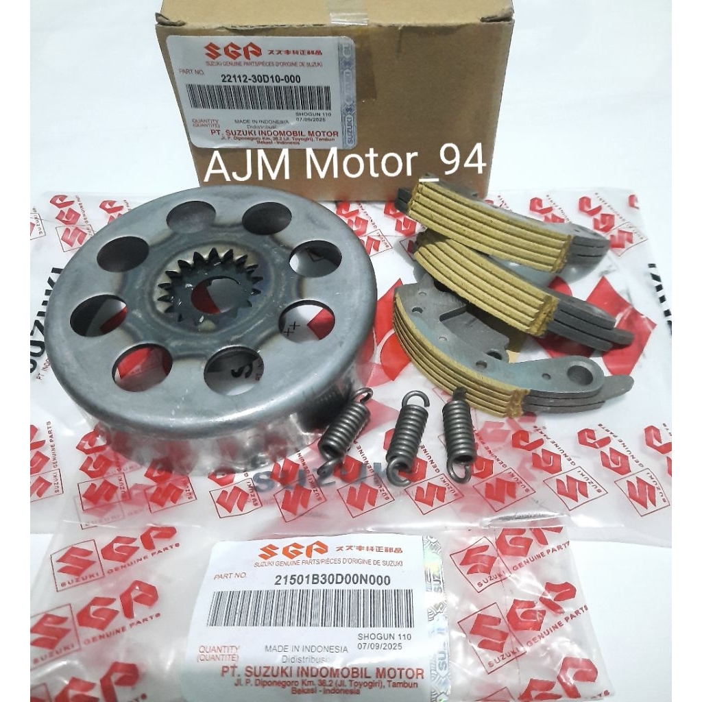 Kampas ganda only + Mangkok ganda Shogun 110 Shogun kebo shogun 110 R