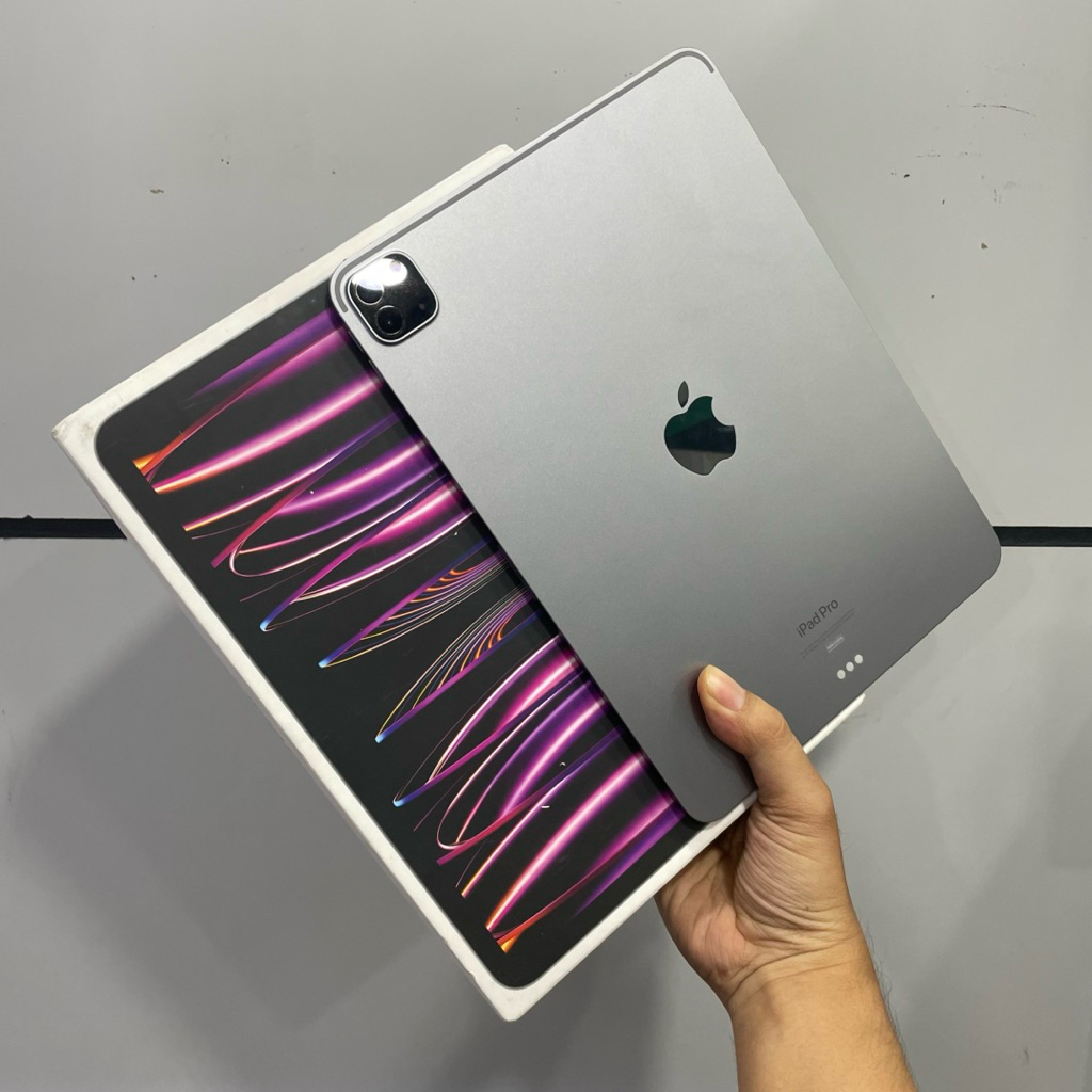 ipad pro m2 gen 4 11inch wifi 128gb resmi apple indonesia second bekas pakai mulus fullset original