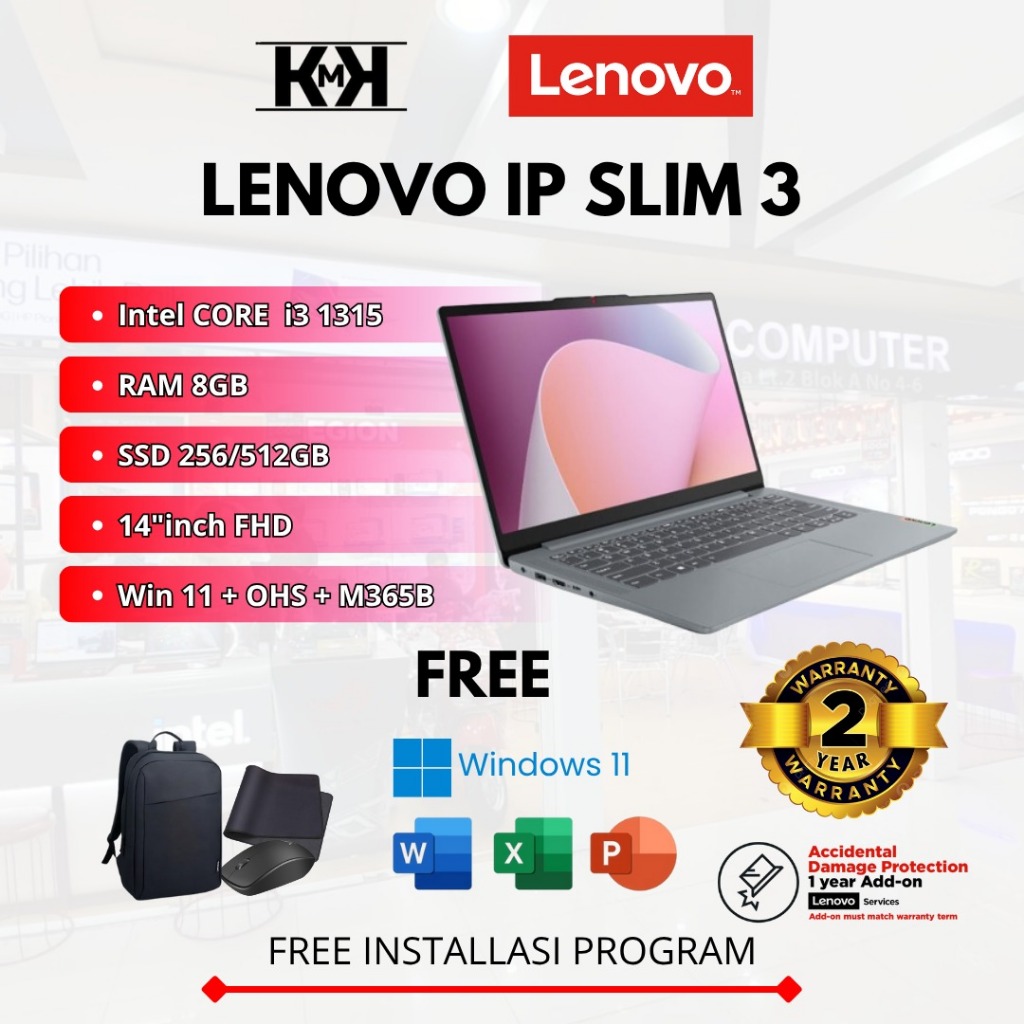 LENOVO IP SLIM 3 INTEL MURAH
