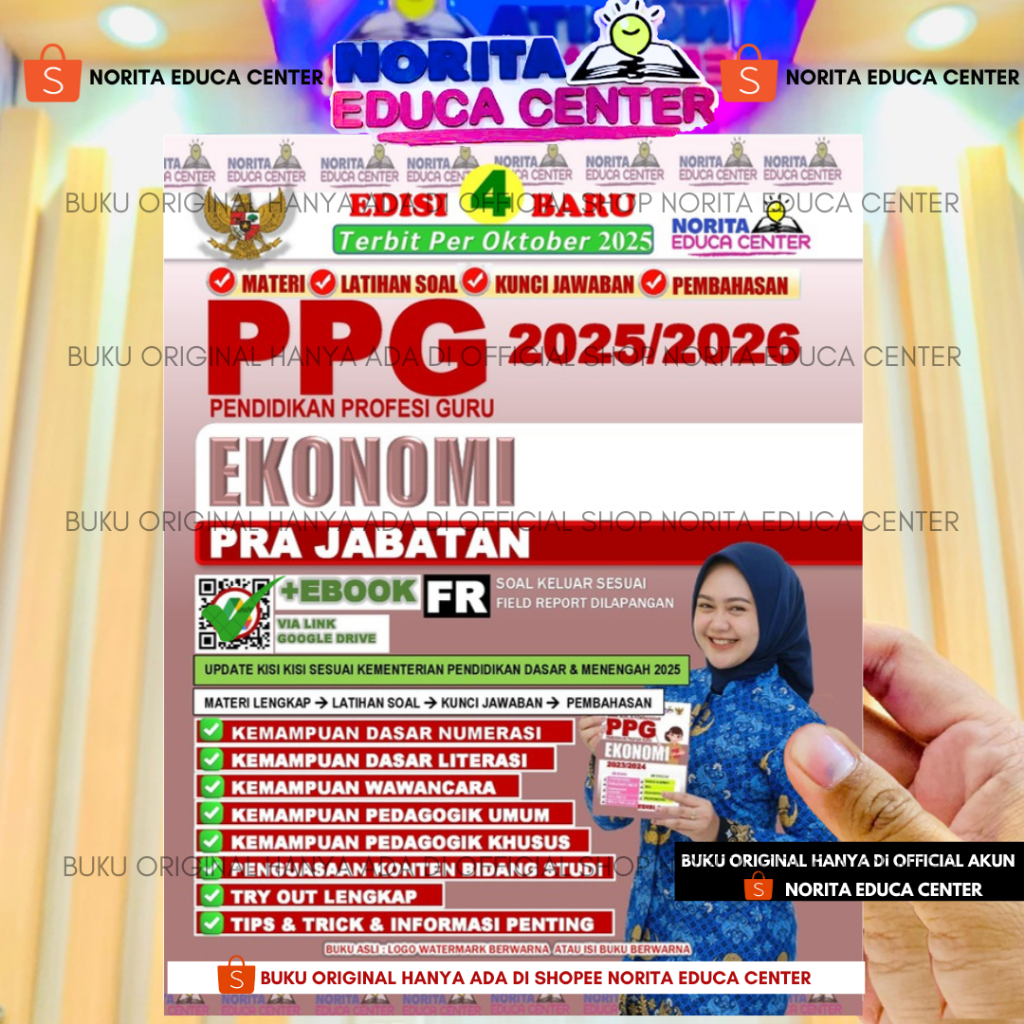BUKU PPG EKONOMI PRAJAB PRA JABATAN NORITA EDUCA CENTER