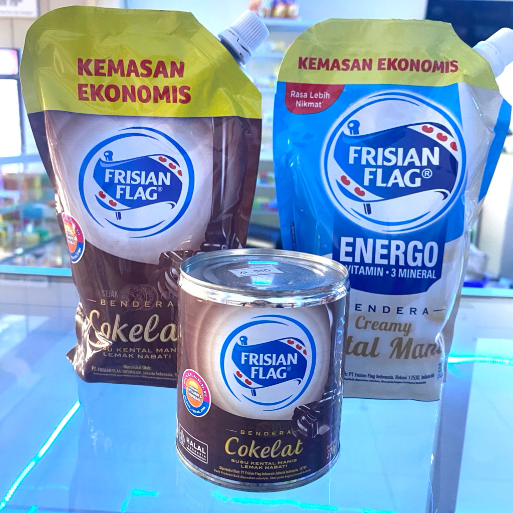 SUSU FRISIAN FLAG PUTIH, COKLAT REFIL & KALENG
