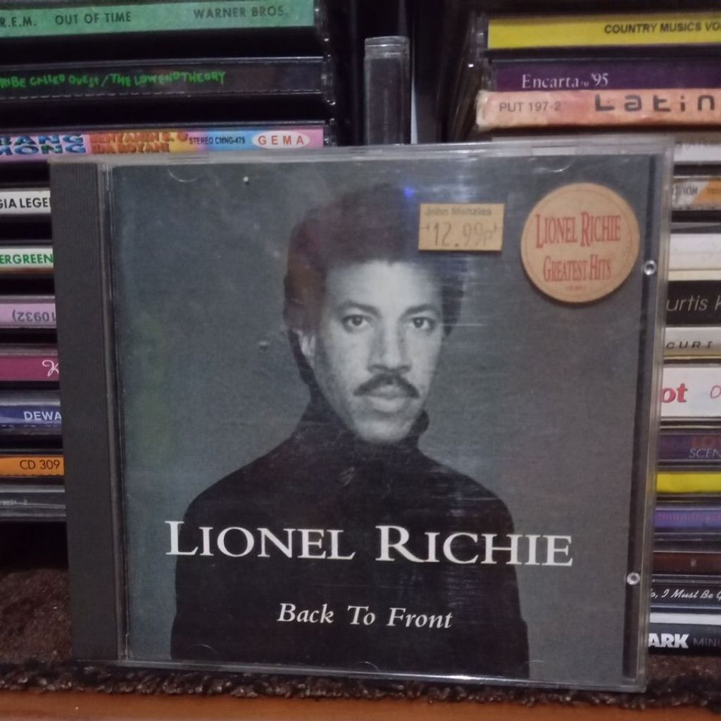 cd Lionel Richie back to front