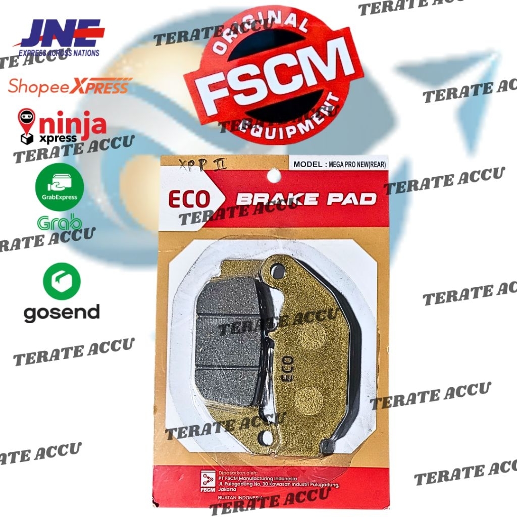Dispad FSCM ECO Kampas Belakang (REAR) Mega Pro New, CB 150 R, CBR 150 R, New Tiger, Verza ASTRA OTO