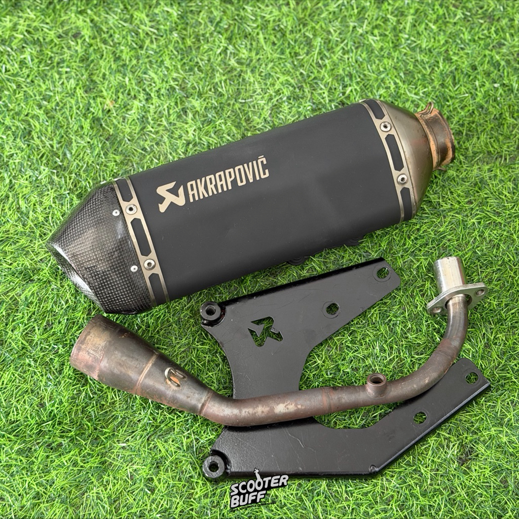 Knalpot Akrapovic Vespa Sprint Primavera S LX ORIGINAL Second