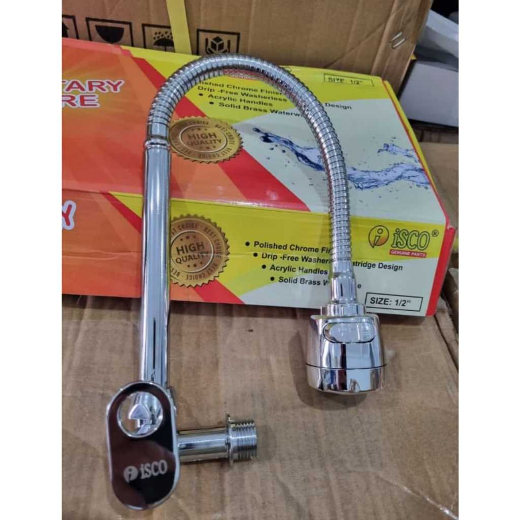 Kran fleksibel angsa cuci piring ISCO