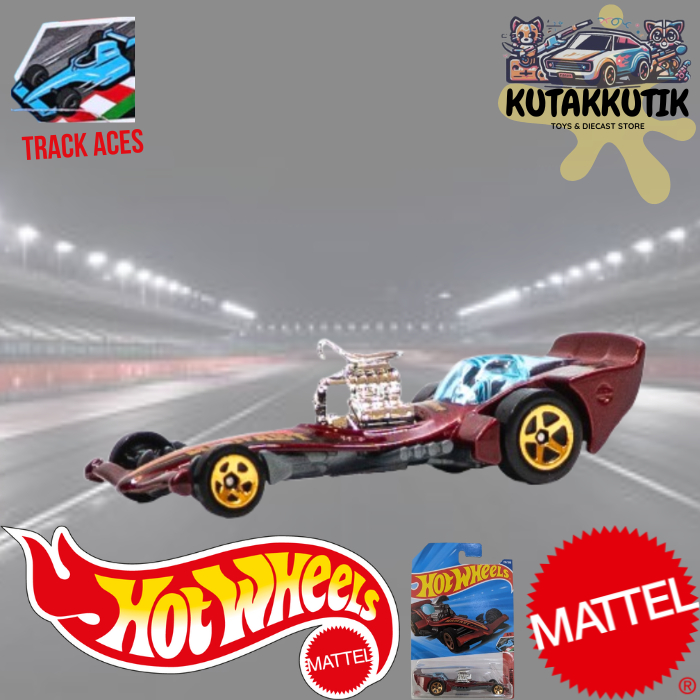 Hot Wheels Mobil Madfast Hijau THR Treasure Hunt Regular HW Drag Strip