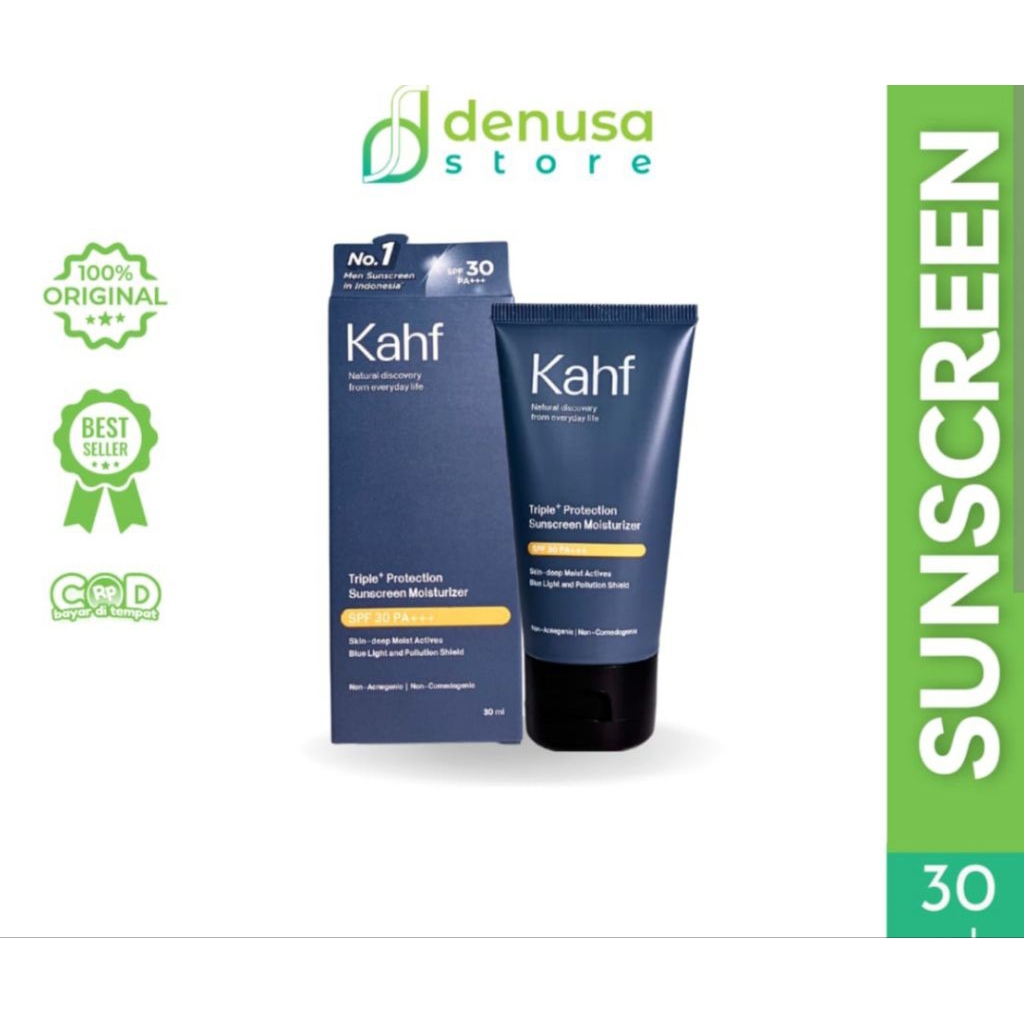 kahf sunscreen moisturizer